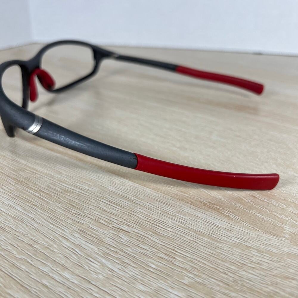 Tag Heuer 115/130 TH 6002 902 Sunglasses Sports Frames Only Gray Red 61-18 - Picture 10 of 16